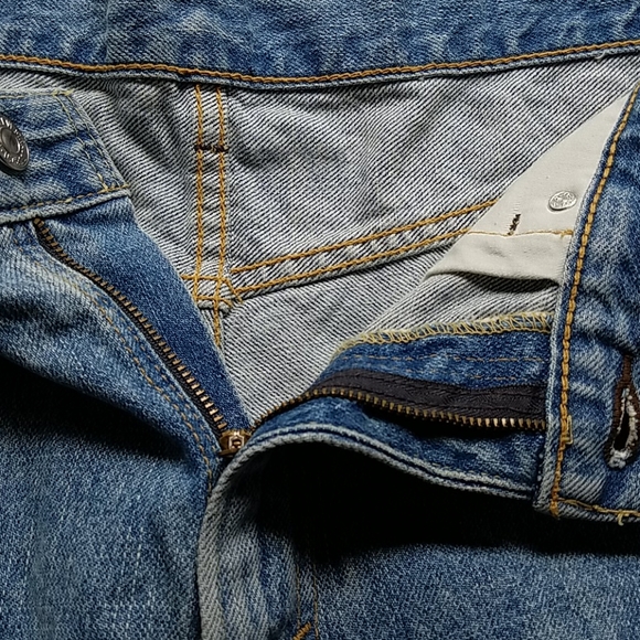 34 W Levi 550 Shorts Strauss & Co. Blue Denim - Picture 2 of 8